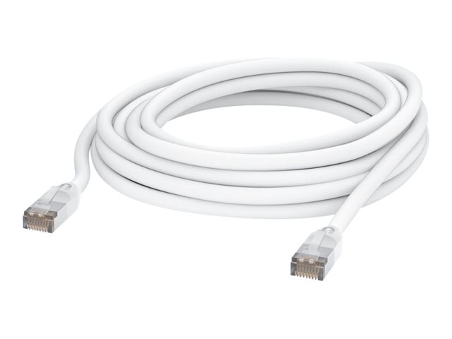Ubiquiti UniFi - Patch-Kabel - RJ-45 (M) zu RJ-45 (M) - 8 m - 6 mm - STP - CAT 5e - im Freien, robust - weiß