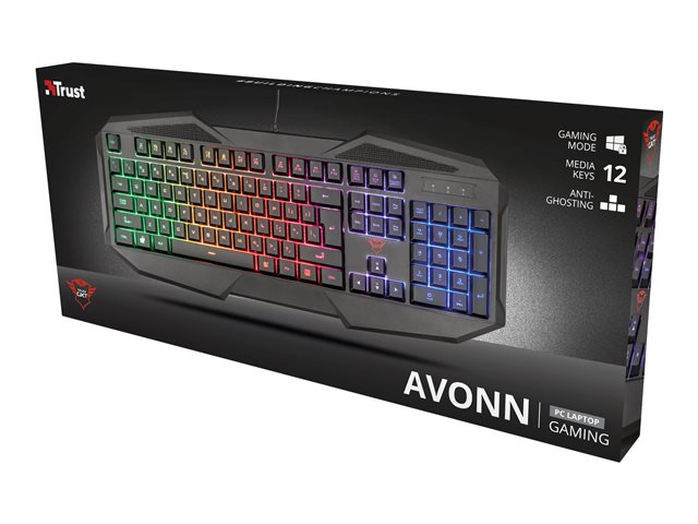 Trust GXT 830-RW Avonn Gaming - Tastatur - Deutsch Eingabegerät