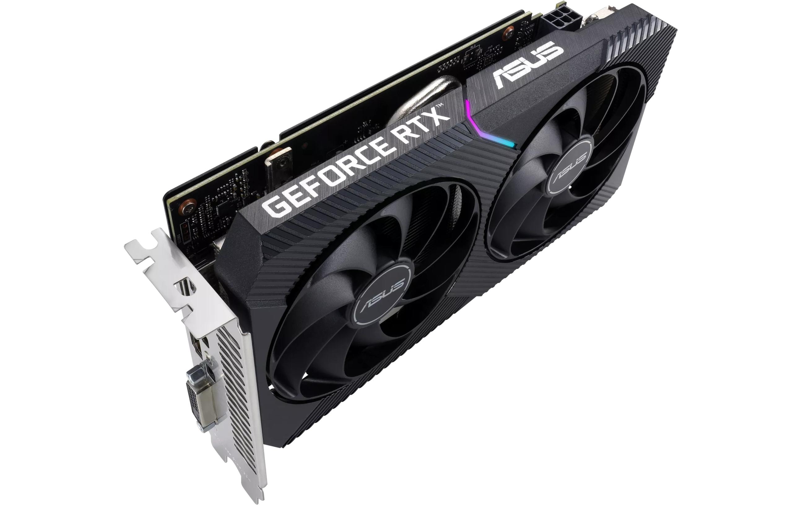 ASUS Dual GeForce RTX 3050 OC V2 Grafikkarte - 8GB GDDR6, DVI, HDMI, DP