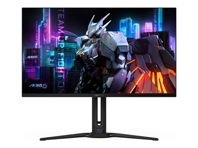 Gigabyte AORUS FO32U2 - OLED-Monitor - Gaming - 81.3 cm (32") (31.5" sichtbar) - 3840 x 2160 4K @ 240 Hz - 1000 cd/m² - 1500000:1 - DisplayHDR 400 True Black - 0.03 ms - 2xHDMI, DisplayPort, USB-C - Lautsprecher