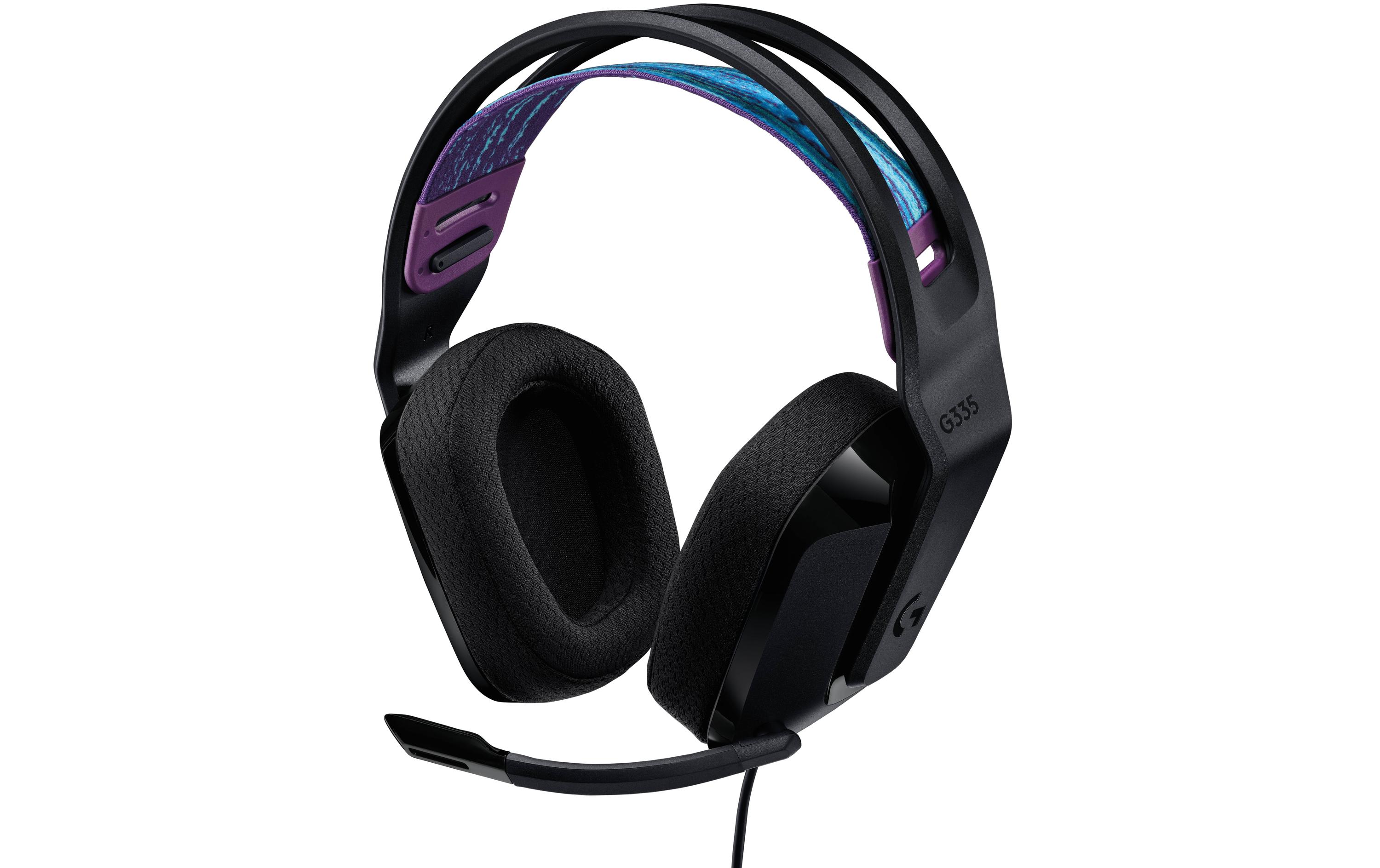 Logitech G G335 Wired Gaming Headset - Headset - ohrumschließend - kabelgebunden - 3,5 mm Stecker - Schwarz - Discord Certified