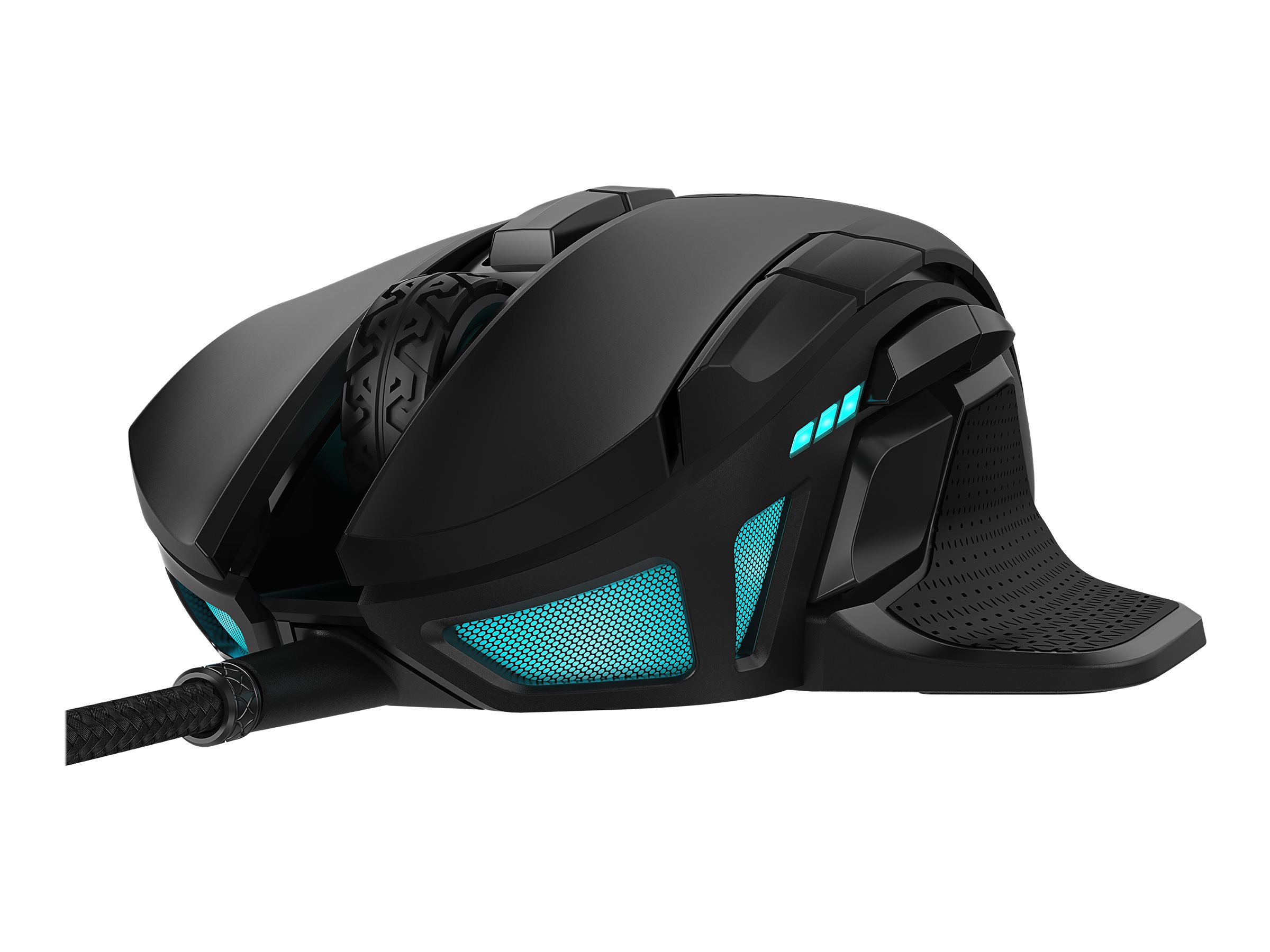 CORSAIR Gaming NIGHTSWORD RGB FPS/MOBA - Maus - USB - Schwarz