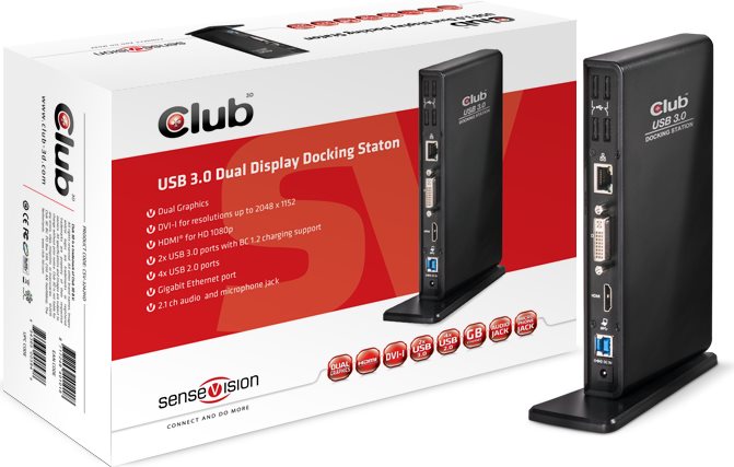 Club 3D Dockingstation CSV-3242HD USB 3.0