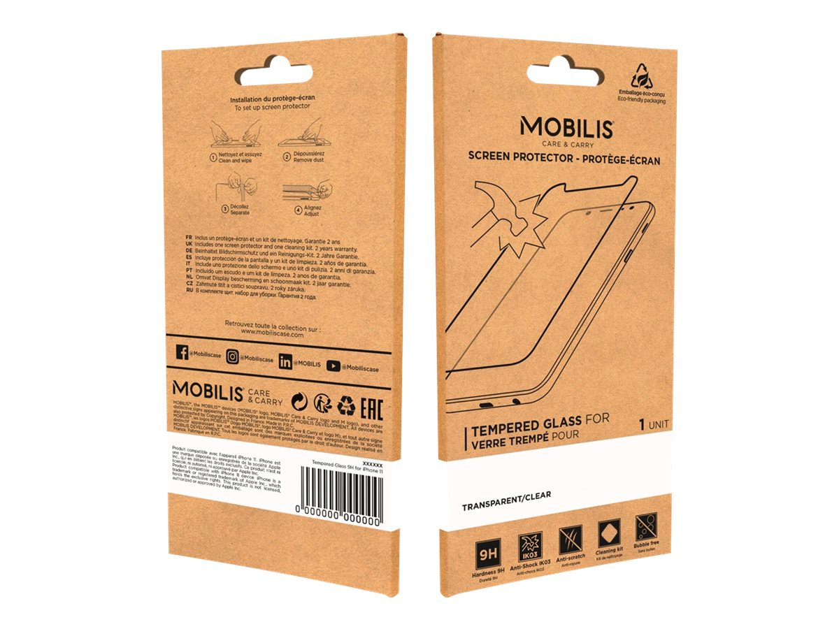Mobilis - Bildschirmschutz für Handy - Glas - klar - für Samsung Galaxy A32 5G