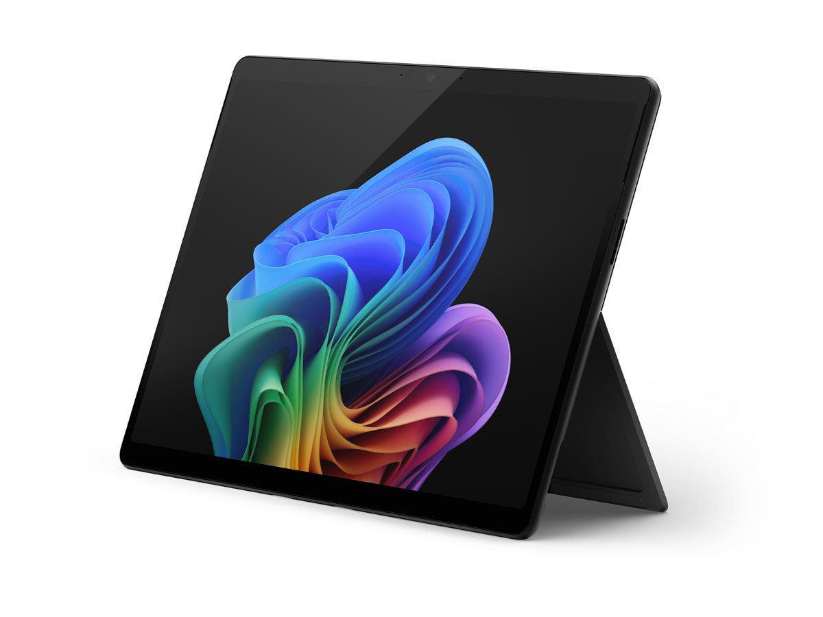 Microsoft Surface Pro Copilot+ PC for Business - 11th Edition - Tablet - Snapdragon X Elite X1E-80-100 - Win 11 Pro - Qualcomm Adreno - 16 GB RAM - 1 TB SSD - 33 cm (13") OLED Touchscreen 2880 x 1920 @ 120 Hz - NFC, Wi-Fi 7, Bluetooth - Schwarz