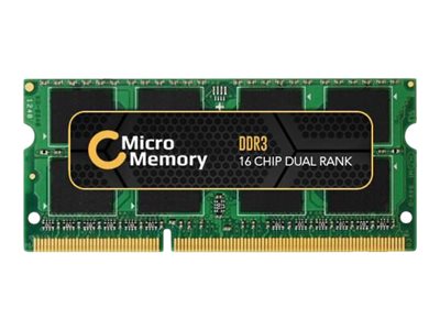 CoreParts - DDR3 - Modul - 4 GB - SO DIMM 204-PIN - 1066 MHz / PC3-8500 - ungepuffert