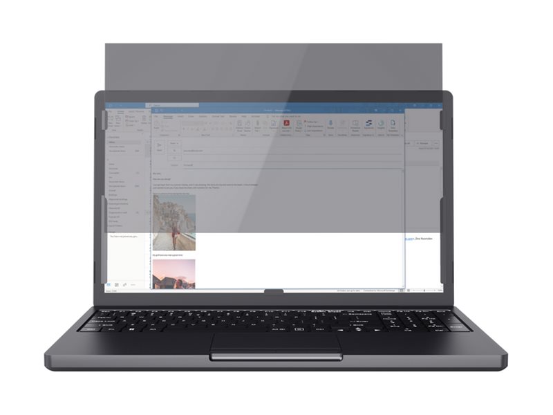 Trust Primo - Blickschutzfilter für Notebook - Schiebemontage (15.6") - Schwarz