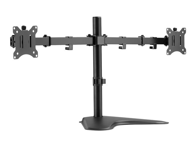 DIGITUS DA-90401 Aufstellung - für 2 Monitore / Curved-Monitore - mattschwarz