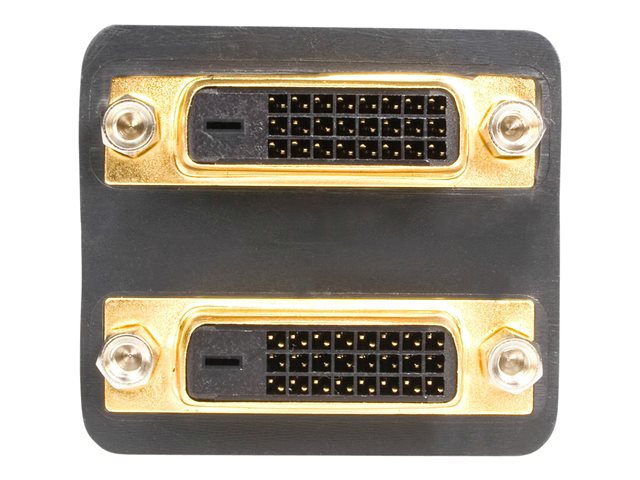 StarTech.com DVI-D auf 2x DVI-D 30cm Splitter Kabel - Dual Link DVI25 Y-Kabel - Stecker/2x Buchse - DVI-Adapter vergoldete Kontakte - Video-Verteiler - DVI - 30.5 cm