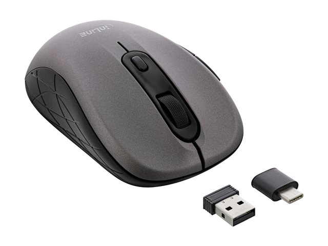 InLine 3-in-1 - Maus - 2.4 GHz
Bluetooth 4.0 - Grau/Schwarz