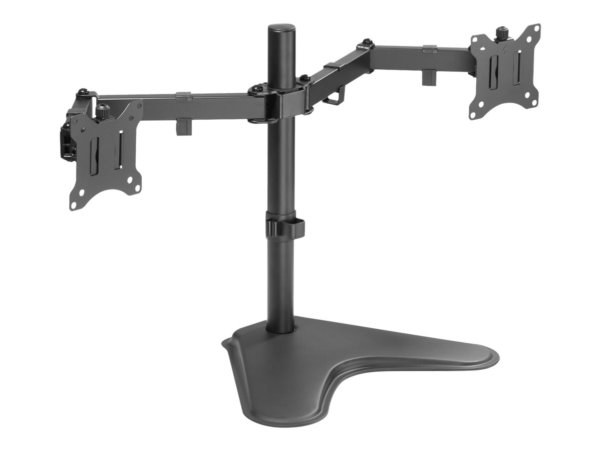 DIGITUS DA-90401 Aufstellung - für 2 Monitore / Curved-Monitore - mattschwarz