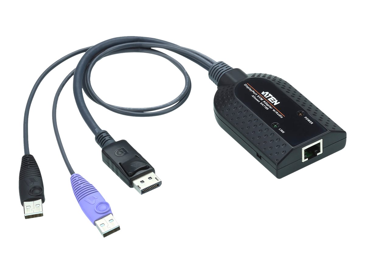 ATEN KA7189 - KVM-/Audio-/USB-Extender - DisplayPort - USB - für ATEN CN9850; KVM over IP KN1132VB