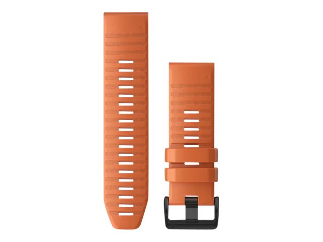Garmin QuickFit - Uhrarmband für Smartwatch - Ember Orange - für fenix 5X Plus; fenix 6X Pro, Pro Solar, Sapphire; Tactix Delta, Delta - Solar Edition
