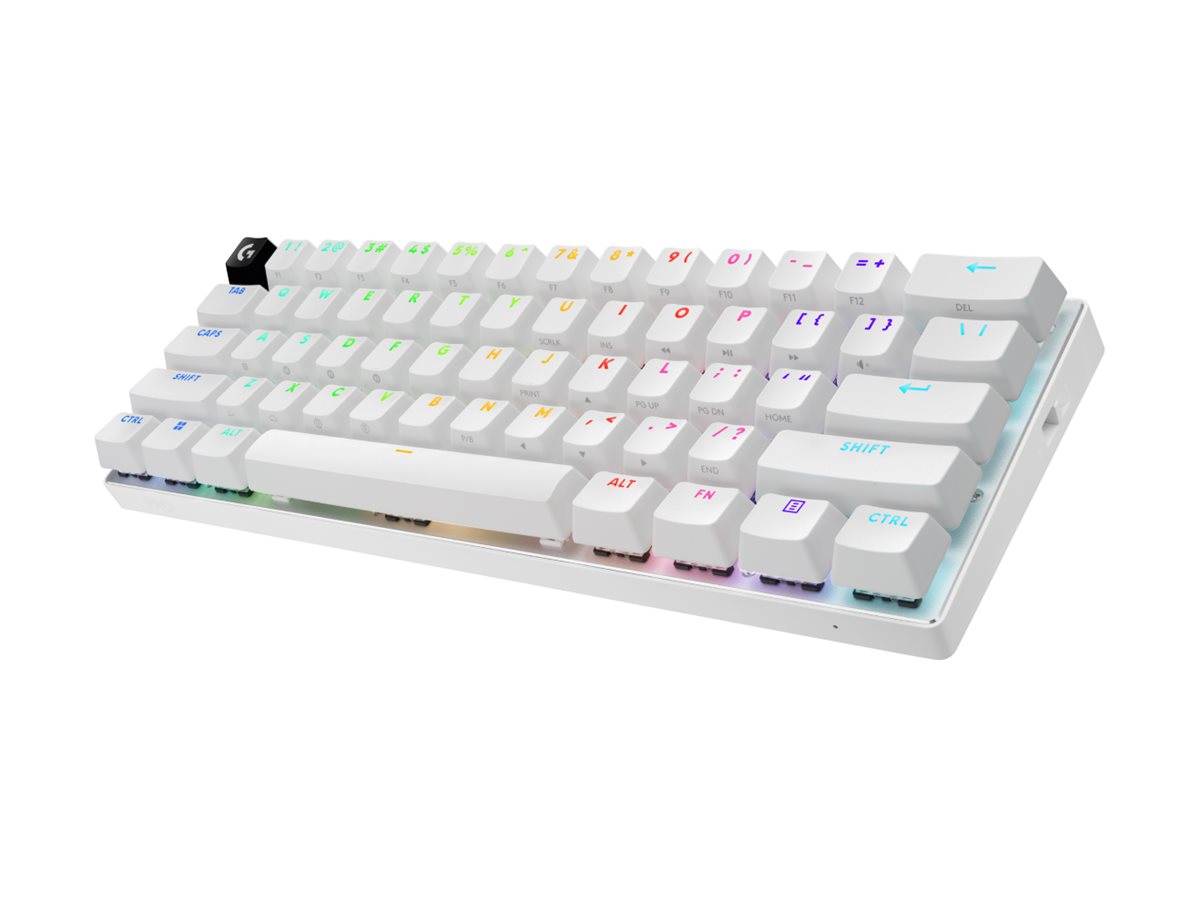 Logitech G PRO X 60 - Tastatur - Gaming - 60% TKL - AZERTY - Französisch - weiß Eingabegerät