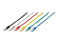 Equip Life - Patch-Kabel - RJ-45 (M) zu RJ-45 (M) - 2 m - UTP - CAT 6 - geformt, verseilt - Schwarz