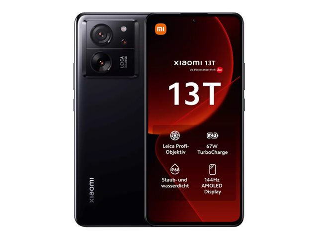 Xiaomi 13T - Schwarz - 5G Smartphone - 256 GB - GSM