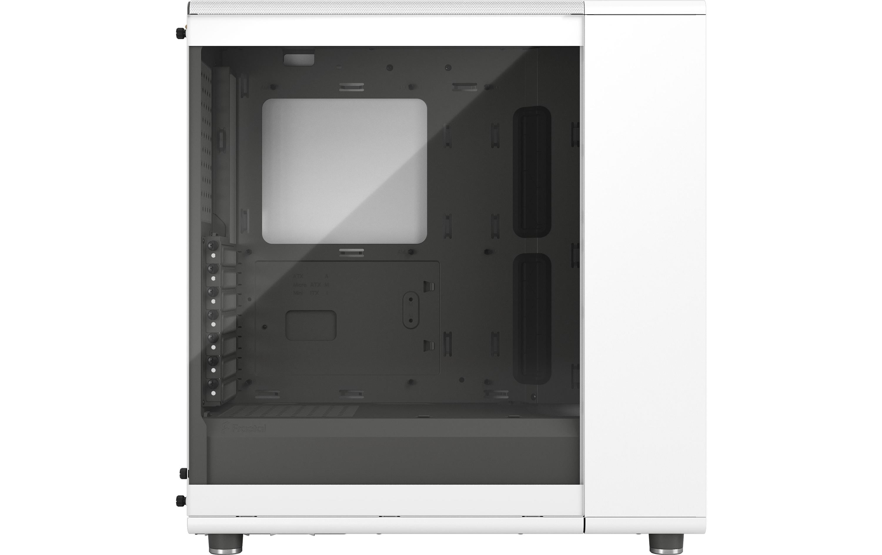 Fractal Design PC-Gehäuse North TG Clear Weiss