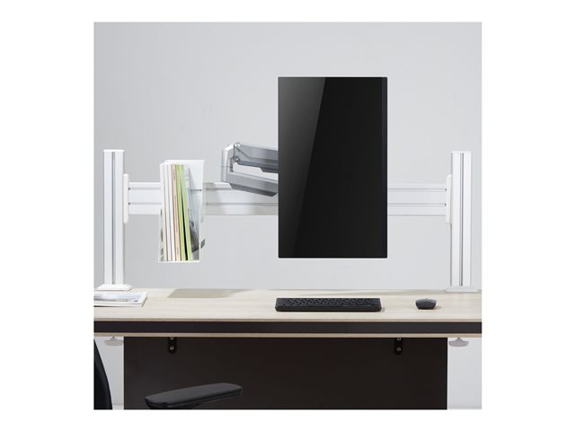 InLine Slatwall Montagekomponente - für LCD-Display - Grau / Silber