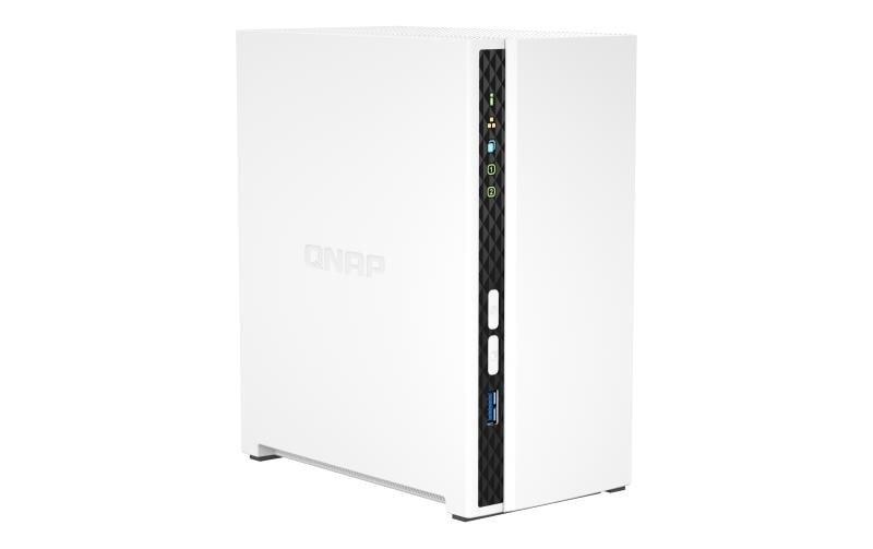 QNAP TS-233 - NAS-Server - 2 Schächte - SATA 6Gb/s - RAID 0, 1, JBOD - RAM 2GB - Gigabit Ethernet - iSCSI Support (TS-233)