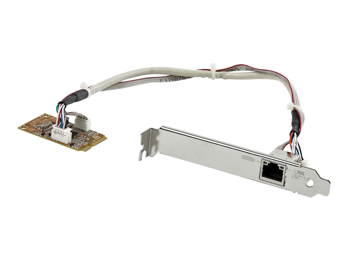 StarTech.com Mini PCI Express Gigabit Ethernet Netzwerkkarte - mini PCIe NIC Lan Adapter Karte - Netzwerkadapter - PCIe Mini Card - Gigabit Ethernet