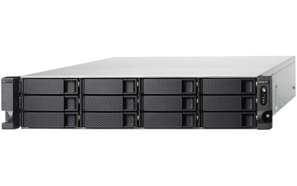 QNAP TS-h1886XU-RP R2 - NAS-Server - 18 Schächte - Rack - einbaufähig - SATA 6Gb/s - RAID RAID 0, 1, 5, 6, 10, 50, JBOD, 60, RAID TP - RAM 32 GB - 2.5 Gigabit Ethernet / 10 Gigabit Ethernet - iSCSI Support - 2U