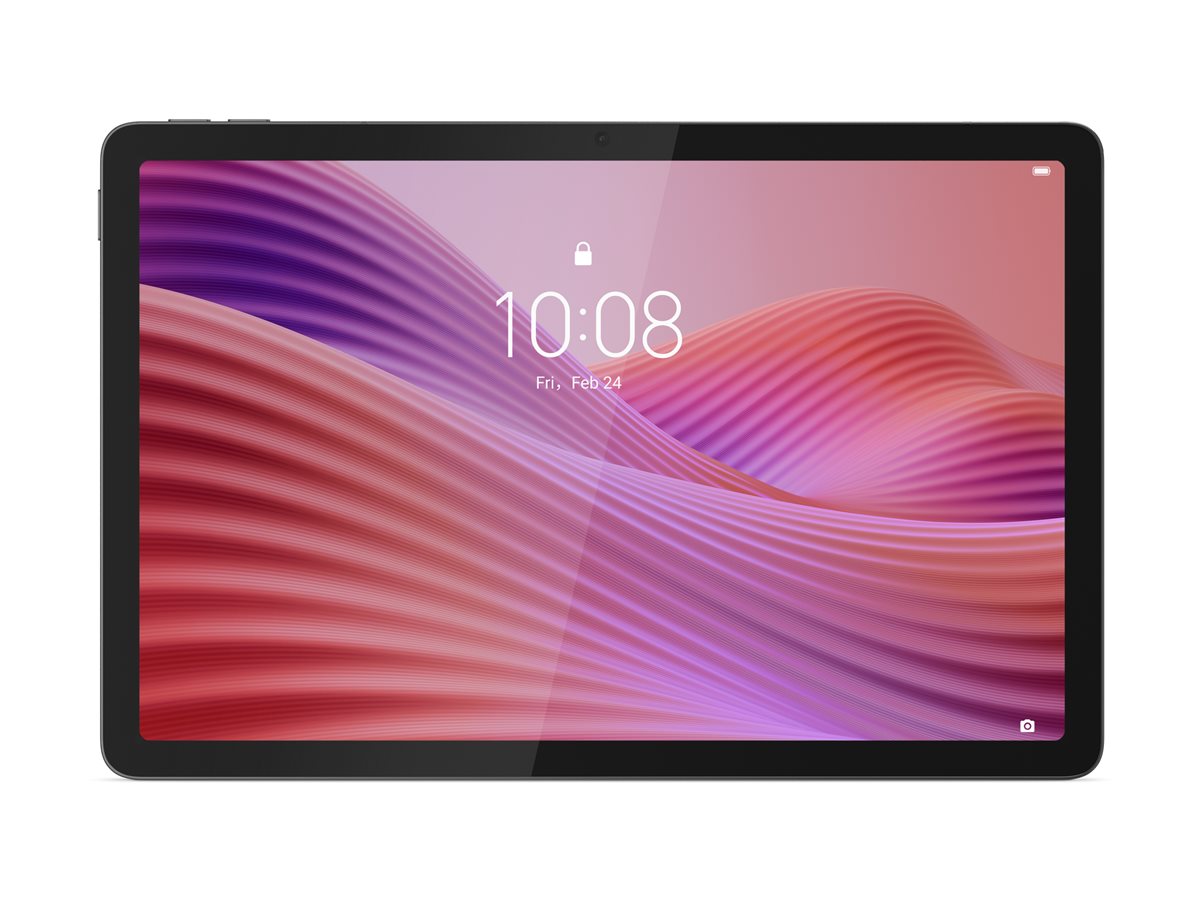 Lenovo Tab ZAEH - Tablet - Android 14 oder höher - 128 GB eMMC - 25.7 cm (10.1") IPS (1920 x 1200) - microSD-Steckplatz - Luna Gray - mit klare Hülle