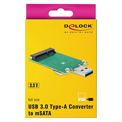 Delock - Speicher-Controller - mSATA - USB 3.0