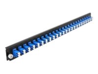 Delock Rack-Montageblech für Glasfaser-Spleißbox - 1U - 19"