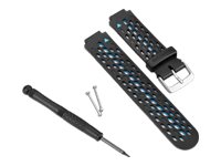 Garmin Forerunner 620 - Band für GPS-Uhr - Schwarz/Blau - für Forerunner 620