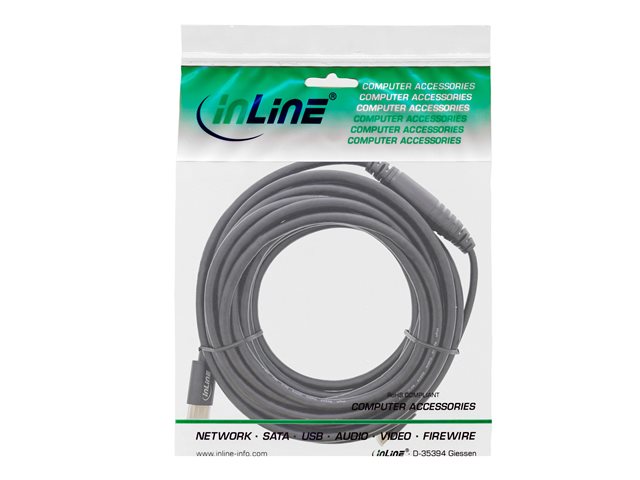 InLine - Video- / Audiokabel - 24 pin USB-C männlich zu HDMI männlich - 1 m - Schwarz - 4K Unterstützung