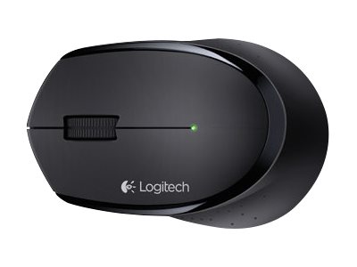Logitech Wireless Combo MK345 - Tastatur-und-Maus-Set - kabellos - 2.4 GHz - Französisch - Schwarz, Blau