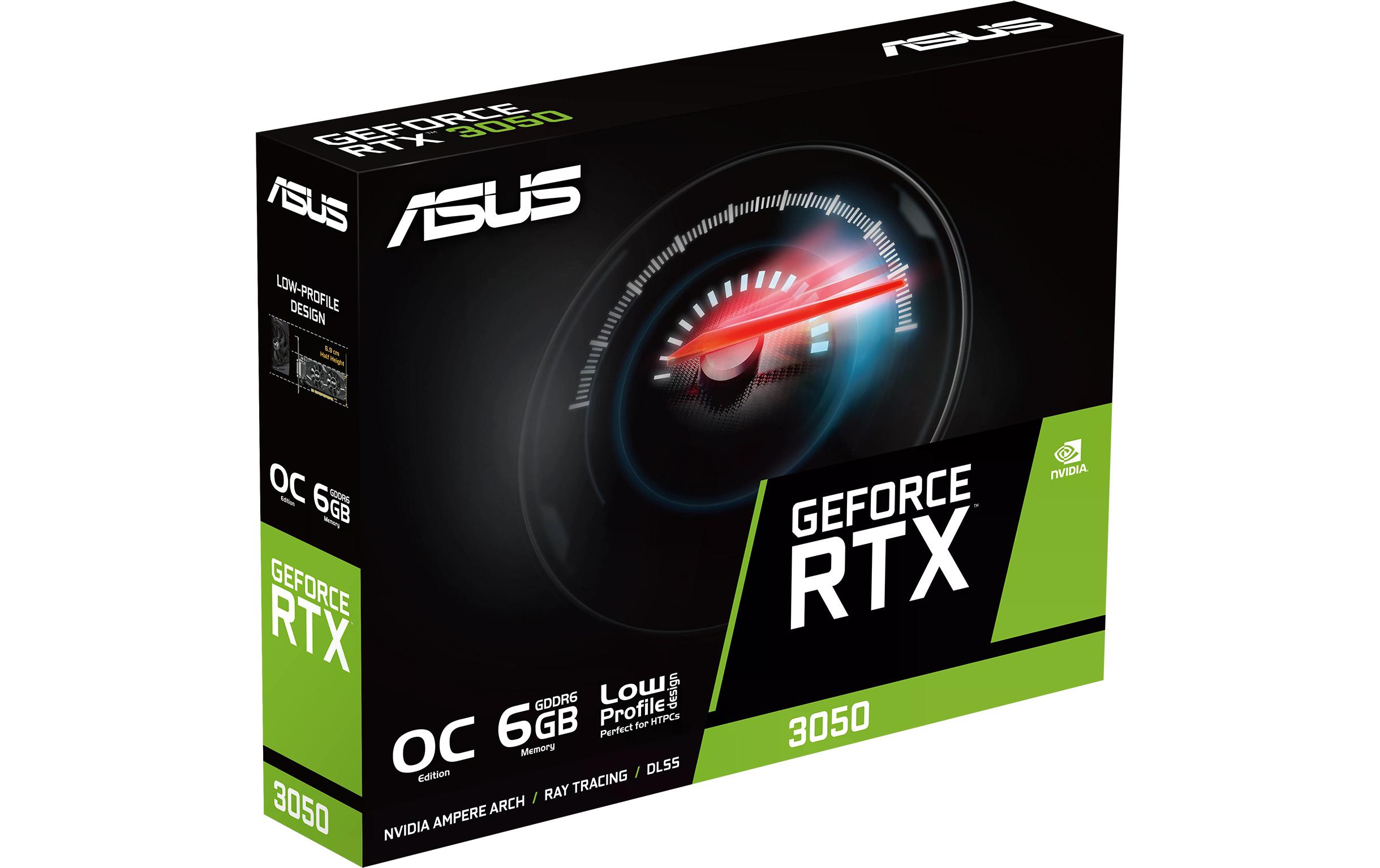 ASUS GeForce RTX 3050 LP BRK OC Edition 6 GB GDDR6 ist grosse Produktivität in einem kleinen Paket