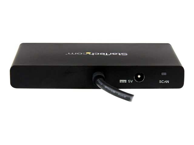 StarTech.com 4-Port Multi Monitor Adapter - DisplayPort 1.2 MST-Hub - 4x 1080p - DisplayPort Video-Splitter für erweiterte Desktop-Modi auf Windows-PCs - DP zu Quad DP-Monitoren (MSTDP124DP) - Video-Verteiler - 4 Anschlüsse