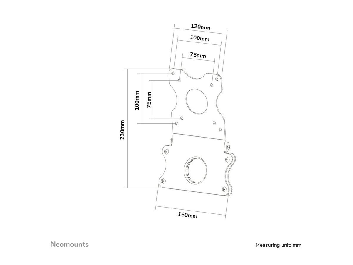 Neomounts FPMA-VESAMAC2127 Montagekomponente - für iMac - Silber