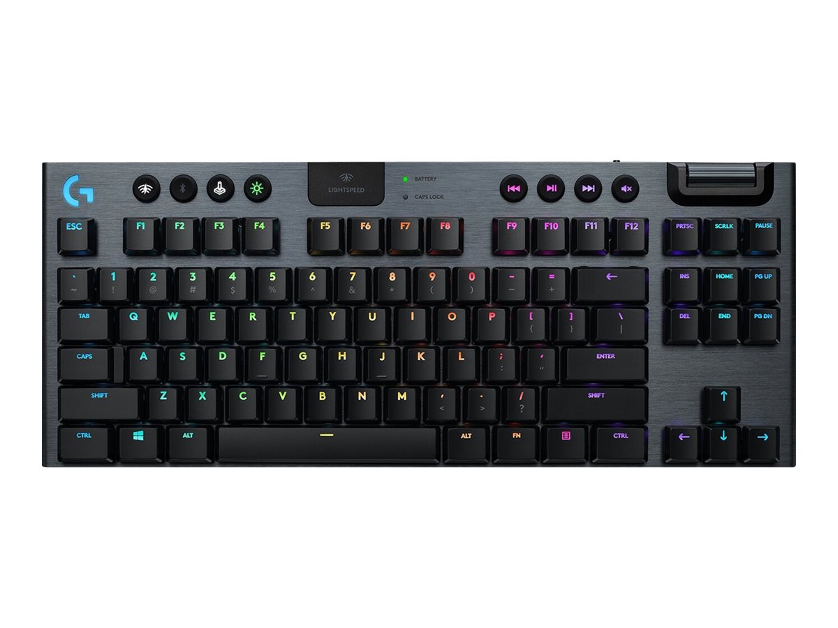 Logitech G915 TKL Tenkeyless LIGHTSPEED Wireless RGB Mechanical Gaming Keyboard - Tastatur - QWERTZ - Deutsch - Kohle Eingabegerät