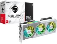 ASRock Radeon RX 9060 XT 16GB Steel Legend OC Grafikkarte - 16GB GDDR6, 2x HDMI, 2x DP