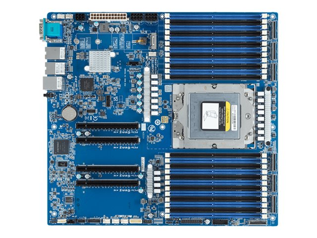Gigabyte MZ33-AR0 - 1.0 - Motherboard - E-ATX EPYC 9004 Series - LGA6096 Socket