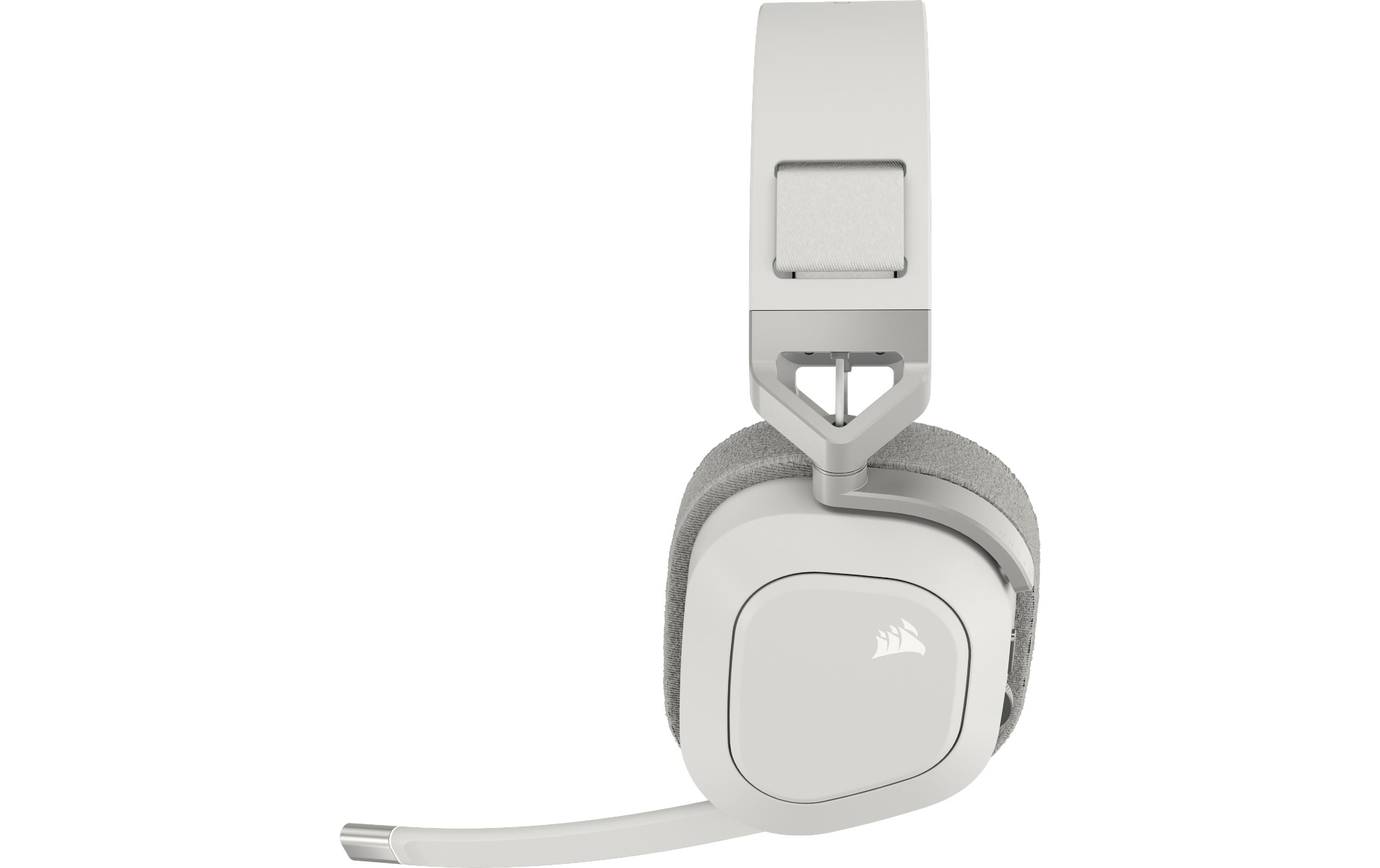 CORSAIR Gaming HS80 MAX WIRELESS - Headset - ohrumschließend - 2,4 GHz - kabellos - USB - weiß