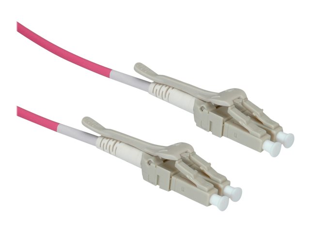 Roline - Netzwerkkabel - LC Multi-Mode (M) zu LC Multi-Mode (M) - 3 m - Glasfaser - 50/125 Mikrometer - OM4 - lila
