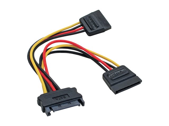 InLine Y-cable - Stromkabel - SATA-Stromstecker zu SATA-Stromstecker - 15 cm