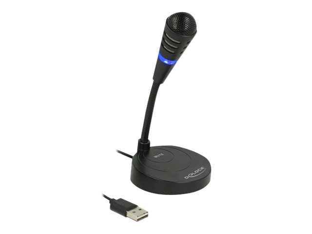 USB-Mikrofon mit Standfuss und Touch-Mute Taste