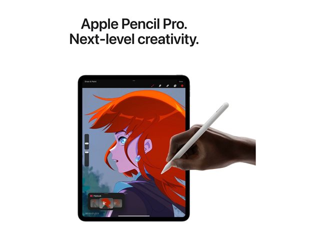 Apple 13-inch iPad Pro Wi-Fi - Tablet - 256 GB - 33 cm (13") Tandem OLED (2752 x 2064) - Space Black