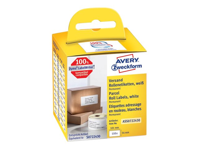 Avery Zweckform - rechteckige Etiketten - 110 Etikett(en) - 54 x 101 mm
