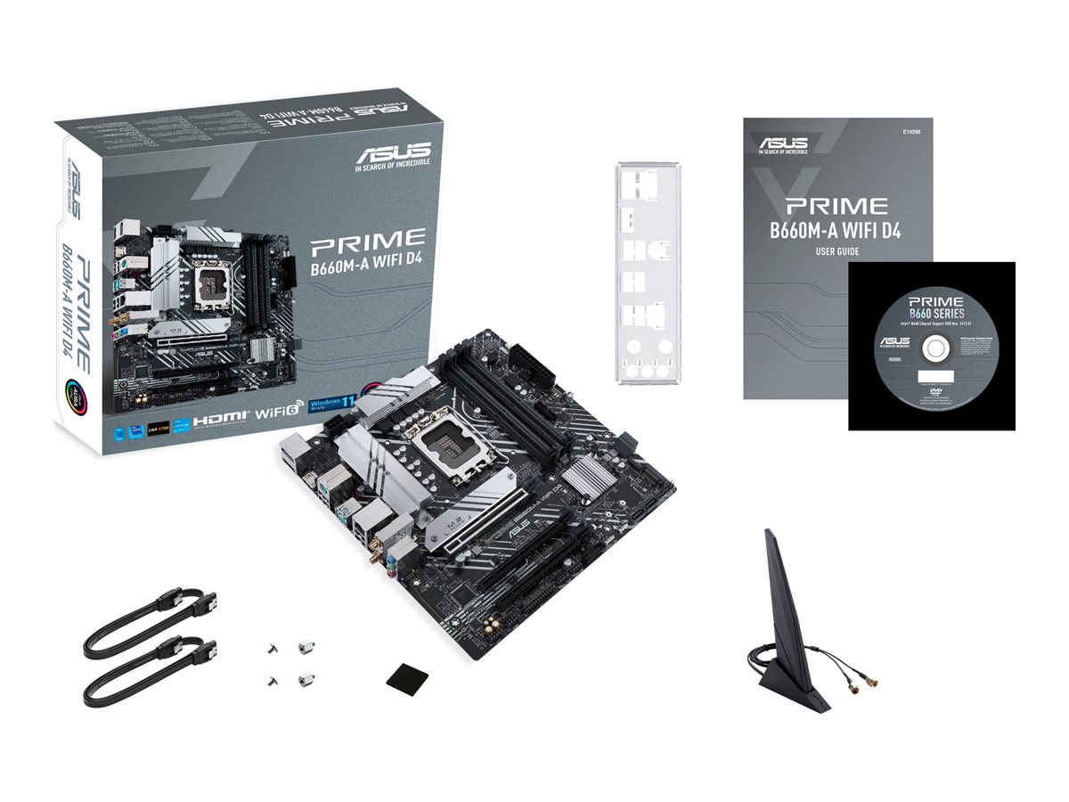 ASUS PRIME B660M-A WIFI D4 - Motherboard - micro ATX - LGA1700-Sockel - B660