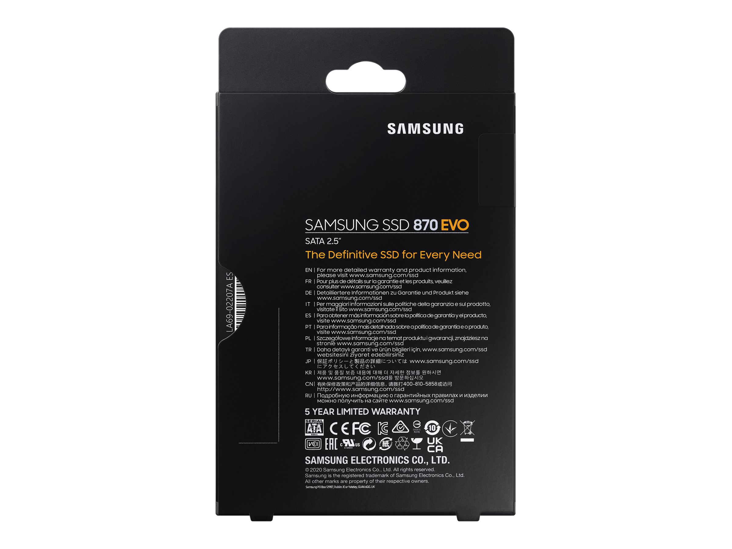 Samsung 870 EVO MZ-77E500B - SSD - 500 GB - SATA 6Gb/s