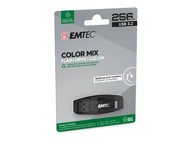 EMTEC Color Mix C410 - USB-Flash-Laufwerk - 256 GB