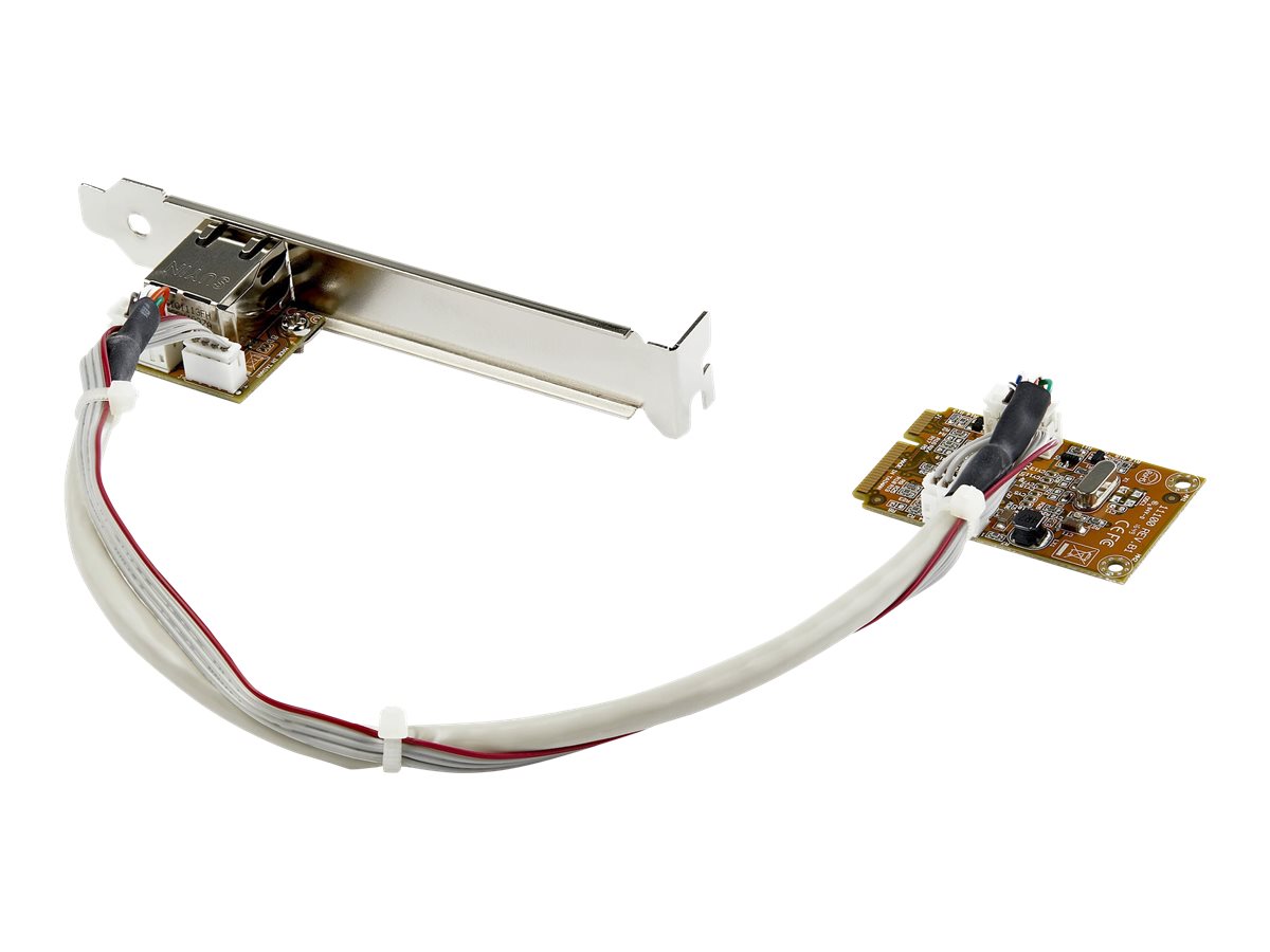 StarTech.com Mini PCI Express Gigabit Ethernet Netzwerkkarte - mini PCIe NIC Lan Adapter Karte - Netzwerkadapter - PCIe Mini Card - Gigabit Ethernet