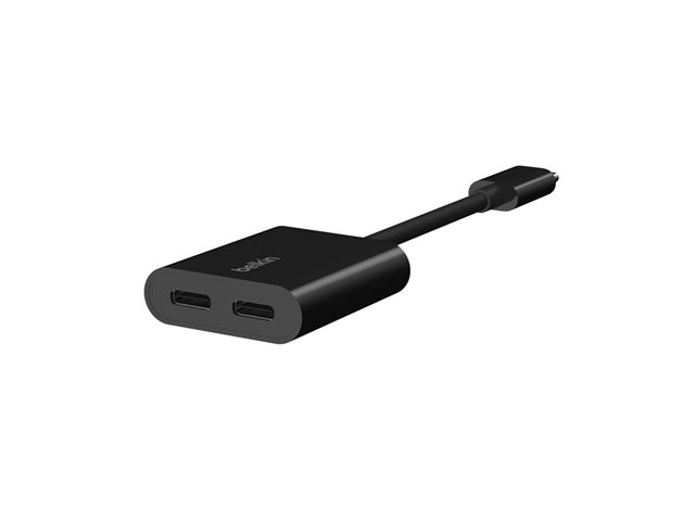 Belkin Connect Audio + Charge - USB-C auf USB-C Kopfhörer-/Ladeadapter - Audio/USB - 14 m