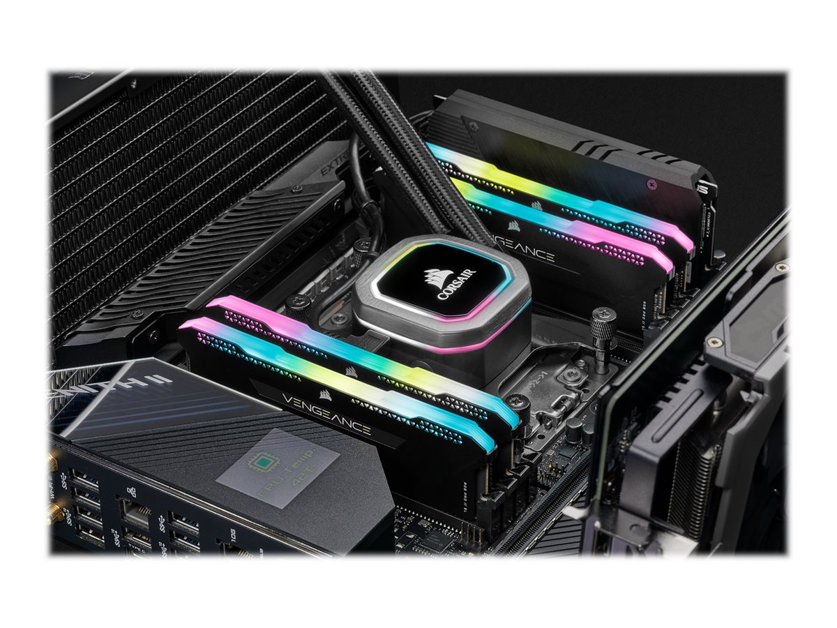 CORSAIR Vengeance RGB PRO SL - DDR4 - Kit - 32 GB: 2 x 16 GB - DIMM 288-PIN - 3600 MHz / PC4-28800 - ungepuffert