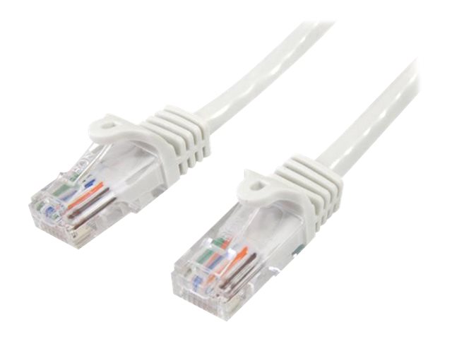 StarTech.com CAT5e Cable - 7 m White Ethernet Cable - Snagless - CAT5e Patch Cord - CAT5e UTP Cable - RJ45 Network Cable - Patch-Kabel - RJ-45 (M) bis RJ-45 (M) - 7 m - UTP - CAT 5e - ohne Haken - weiß